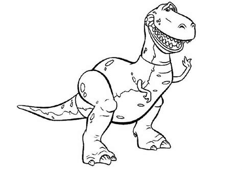 Rex Toy Story Coloring Pages - Coloring Nation