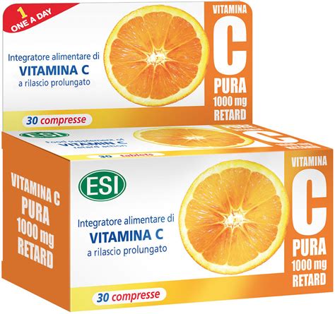 ESI Vitamin C Pura Retard 1000 Mg 30 Comp Desde 7 20 Compara