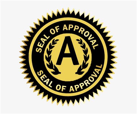 Seal Of Approval Gold Stamp Certified Free Transparent Png Download