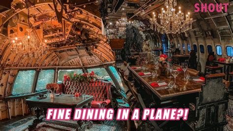 LUXE FINE DINING RESTAURANT LOCATED IN AN AIRPLANE IN BANGKOK! - Shout