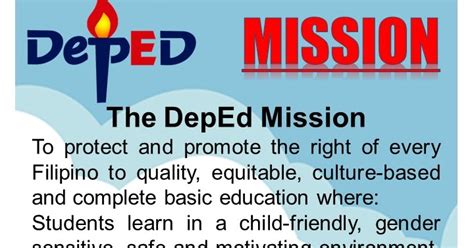 Free Download Deped Vision Mission And Core Values Deped K 12 Images