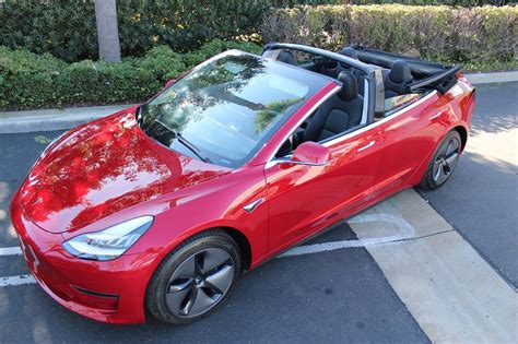 Tesla Model 3 Extravagant Als Cabrio Umbau Hauptuntersuchung