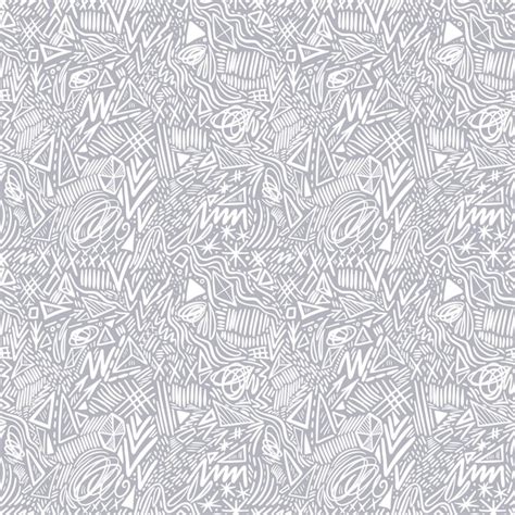 Premium Vector Geometric Doodle Hand Drawn Seamless Pattern Random