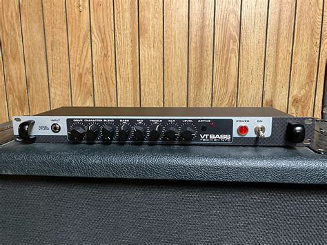 Tech 21 Sansamp Vt Bass Preamp Rackmount Reverb