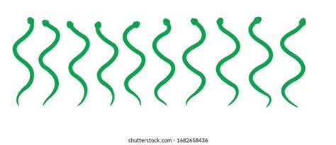 Animation Snake Moves Anatomy Cartoon Vector Stock Vector (Royalty Free ...