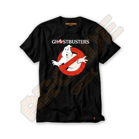 Camiseta Ghostbusters Os Ca Fantasmas Logo Shopee Brasil