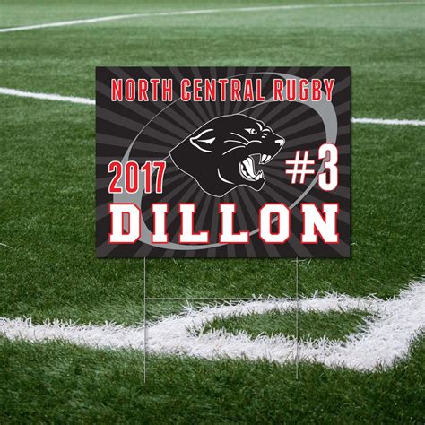 North Central Rugby Yard Sign – School Spirit Place