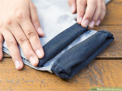 5 Ways To Roll Up Jeans Wikihow