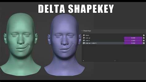 Mastering Shape Keys In Blender Introducing The Delta Shapekey Addon