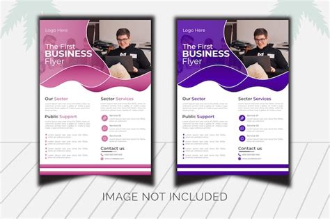 Premium Vector | Corporate template flyer design clean advertising ...