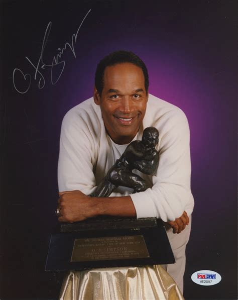 O. J. Simpson Signed "Heisman Trophy" 8x10 Photo (PSA COA) | Pristine ...