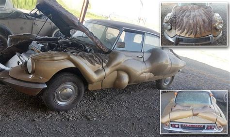 Citroen With Naked Body Of Woman Welded On Sides Put On Craigslist