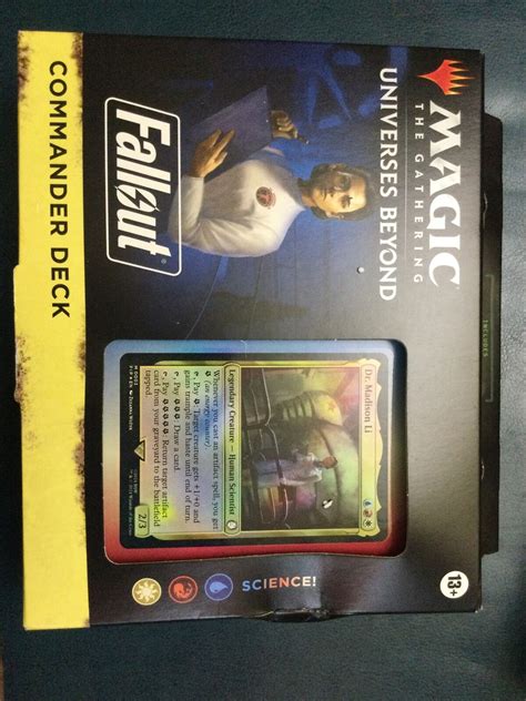 Mtg Fallout Commander Deck Dr Madison Li Science Sealed Brand New