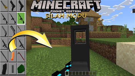 MİNECRAFT PE SİLAH MODU 1 20 YouTube