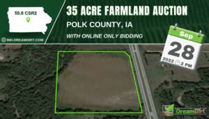 Acre Farmland Auction Dreamdirt