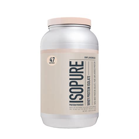 Isopure® Whey Protein Isolate Unflavored Gnc