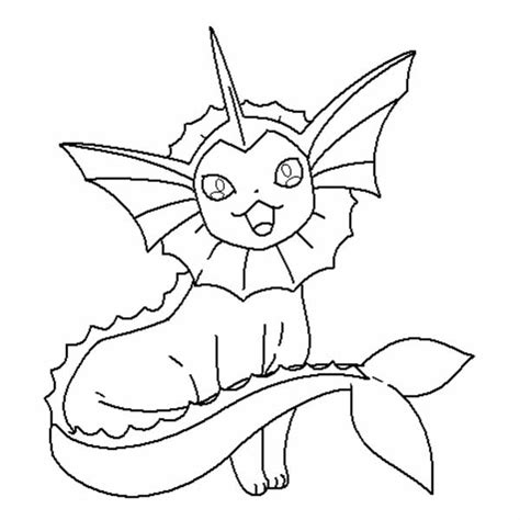 25 Desenhos Do Vaporeon Para Imprimir E Colorir Pintar