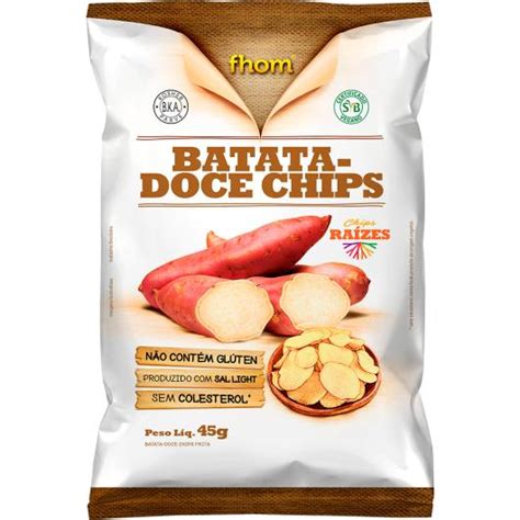 Chips Mandioquinha E Batata Doce Fhom G Sonda Supermercado Delivery