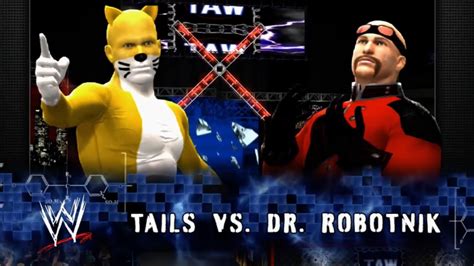 TAW Tails Vs Dr Robotnik 8 24 22 WWE 2K14 YouTube