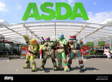 Shellraiser vehicle tour at Asda Park Royal in Ealing, London, during ...