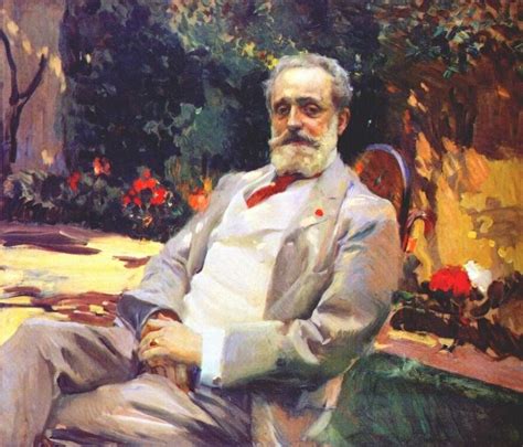 Raimundo de Madrazo in his Paris garden 1906 Joaquín Sorolla