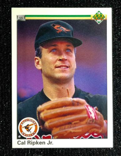 1990 Upper Deck Cal Ripken Jr 266 Baseball Card Baltimore Orioles EBay