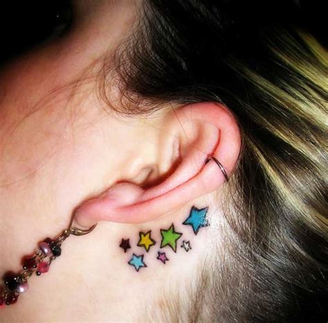 Best 24 Behind The Ear Tattoos Design Idea For Women Tattoos Ideas