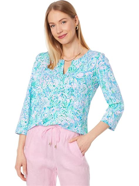 Lilly Pulitzer Ricci Shift Multi Lillys State Of Mind Patch Free