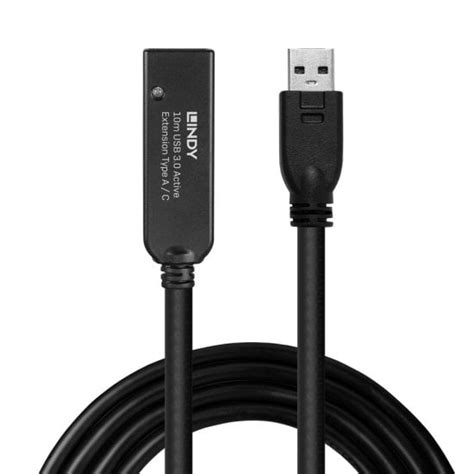 10m Usb 30 Active Extension Type A To C Usb From Lindy Uk