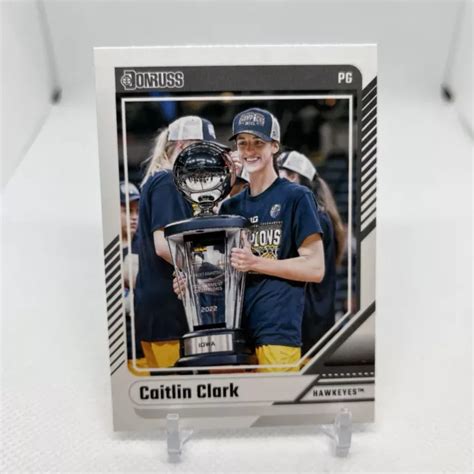 2024 PANINI CAITLIN Clark Collection Donruss 3 Iowa Hawkeyes RC Rookie