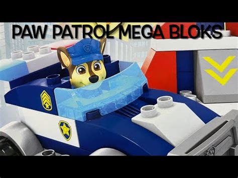 PAW PATROL MEGA BLOKS UNBOXING CHASES CITY POLICE CRUISER Lets