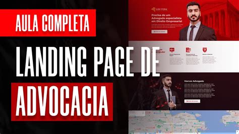 Como Criar Uma Landing Page Para Advogados Do Zero 2022 YouTube