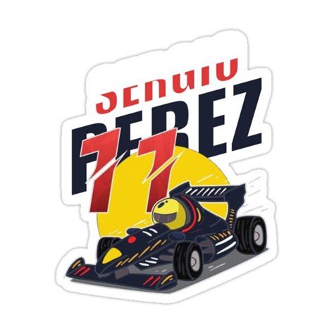 Sergio Perez Sticker For Sale By Newestzonea In Sergio Perez