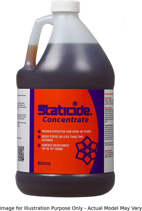 acl staticide  original concentrate  gallon bottle tequipment