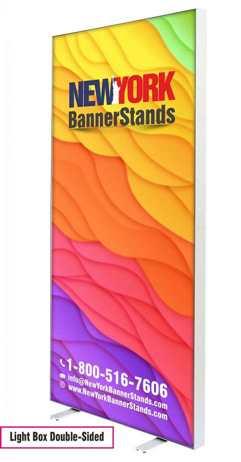 Light Box Double-Sided - New York Banner Stands - Mesh Banners ...