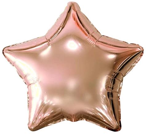 Balão Estrela Rose gold 18 pol Acessorios para festas