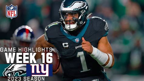 New York Giants vs. Philadelphia Eagles Game Highlights | NFL 2023 Week ...