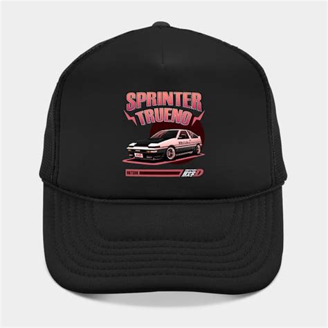 Initial D Tofu Toyota Ae Trueno Initial D Hat Teepublic