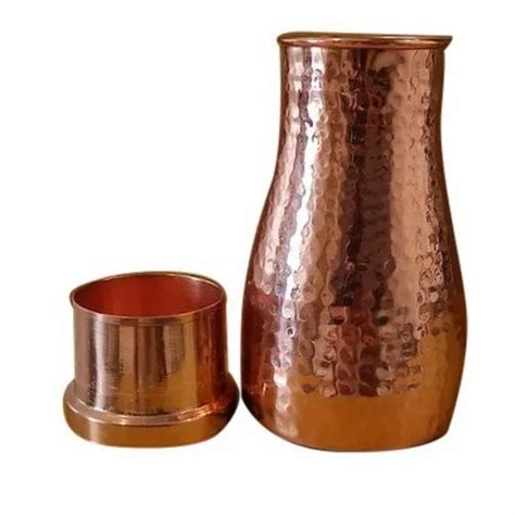 Round Copper Hammered Sugar Pot For Home Capacity Ml At Rs