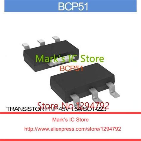 Bcp Transistor Pnp V A Sot Bcp Bcp Bcp Bcp