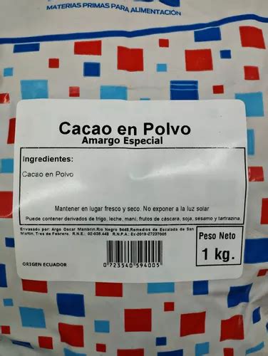 Cacao Amargo En Polvo Alzol Especial Nº1 X1 Kg en venta en Capital