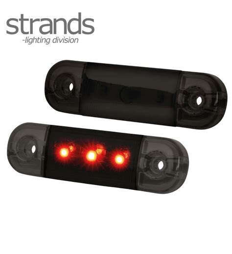 Feu De Position Strands Dark Knight Rouge 3 LED