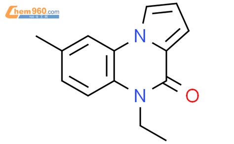 811412 75 6 9CI 5 乙基 8 甲基吡咯并 1 2 a 喹噁啉 4 5H 酮化学式结构式分子式mol 960化工网