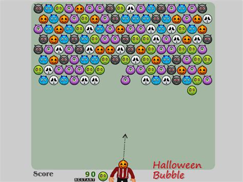 Игра Шарики на Хеллоуин Halloween Bubble — играть онлайн бесплатно