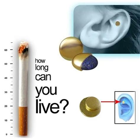 New Auricular Therapy Quit Smoking Magnets 2pcsset Zero Smoke Quit