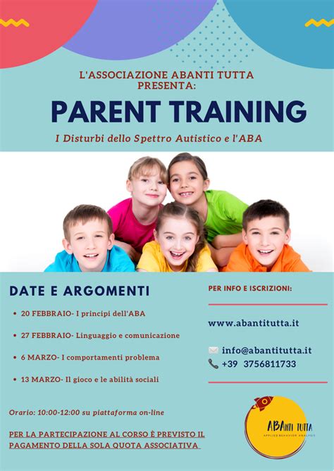 Corso Parent Training Online Abanti Tutta