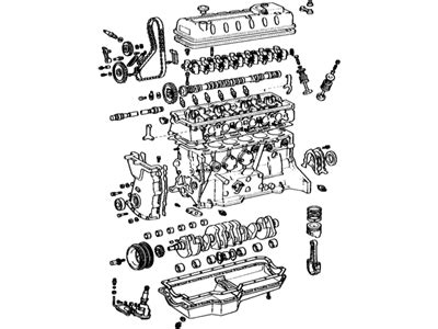 Genuine Toyota Engine Assembly Partial