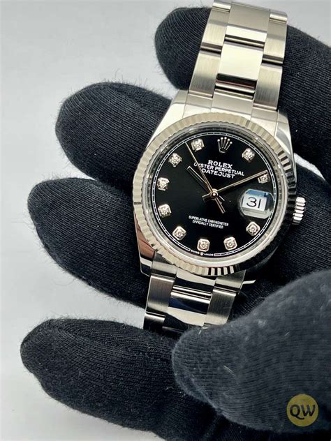 Rolex Datejust 36 Black Diamond Dial