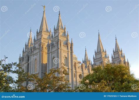 Mormon Temple In Salt Lake City Stock Image Image Of Jesus Holy