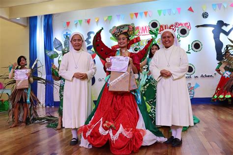 smsgi culminates intramurals  nutrition month  sisters  mary